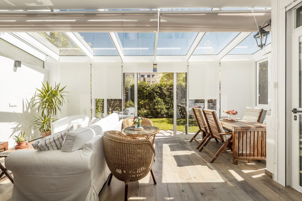 veranda aménagement extérieur de la maison / habitat